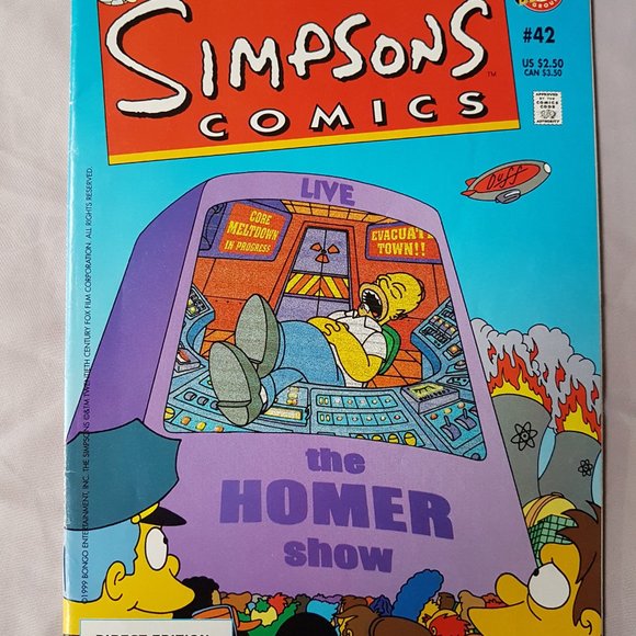 Vintage Simpsons Comic #42 - Picture 10 of 10